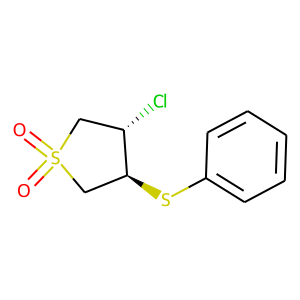 3-Chloro-4-(phenylthio)tetrahydro-1H-1λ~6~-thiophene-1,1-dione