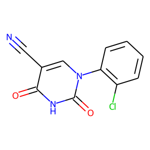 1-(2-chlorophenyl)-2,4-dioxo-1,2,3,4-tetrahydropyrimidine-5-carbonitrile