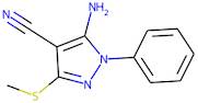 5-amino-3-(methylthio)-1-phenyl-1H-pyrazole-4-carbonitrile