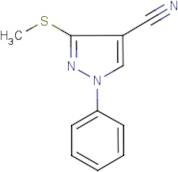 3-(Methylthio)-1-phenyl-1H-pyrazole-4-carbonitrile