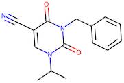 3-Benzyl-1-isopropyl-2,4-dioxo-1,2,3,4-tetrahydropyrimidine-5-carbonitrile