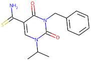 3-Benzyl-1-isopropyl-2,4-dioxo-1,2,3,4-tetrahydropyrimidine-5-carbothioamide