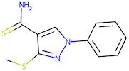 3-(methylthio)-1-phenyl-1H-pyrazole-4-carbothioamide