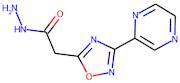 2-(3-Pyrazin-2-yl-1,2,4-oxadiazol-5-yl)acetohydrazide