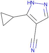 5-cyclopropyl-1H-pyrazole-4-carbonitrile