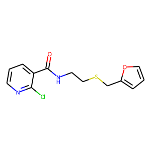 2-Chloro-N-(2-{[(fur-2-yl)methyl]thio}ethyl)nicotinamide