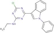 4-Chloro-N-ethyl-6-(1-phenyl-1H-indol-3-yl)-1,3,5-triazin-2-amine