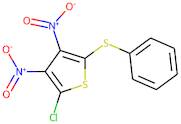 2-chloro-3,4-dinitro-5-(phenylthio)thiophene