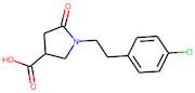 1-[2-(4-Chlorophenyl)ethyl]-5-oxopyrrolidine-3-carboxylic acid