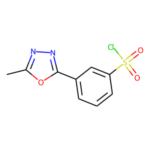 3-(5-Methyl-1,3,4-oxadiazol-2-yl)benzenesulphonyl chloride