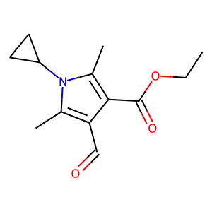 Ethyl 1-cyclopropyl-4-formyl-2,5-dimethyl-1H-pyrrole-3-carboxylate