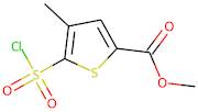 methyl 5-(chlorosulphonyl)-4-methyl-2-thiophenecarboxylate