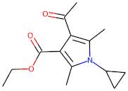 Ethyl 4-acetyl-1-cyclopropyl-2,5-dimethyl-1H-pyrrole-3-carboxylate