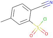 2-Cyano-5-methylbenzenesulphonyl chloride