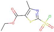 Ethyl 2-(chlorosulphonyl)-4-methyl-1,3-thiazole-5-carboxylate