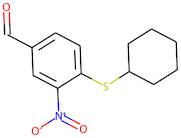 4-(Cyclohexylthio)-3-nitrobenzaldehyde