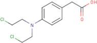 2-{4-[di(2-chloroethyl)amino]phenyl}acetic acid