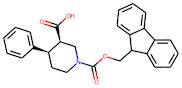 cis-4-Phenylpiperidine-3-carboxylic acid, N-FMOC protected