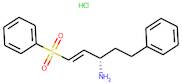 (1E,3S)-3-Amino-5-phenyl-1-(phenylsulphonyl)pent-1-ene hydrochloride