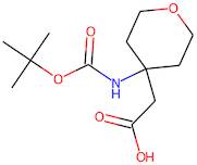 {4-[(tert-Butoxycarbonyl)amino]tetrahydro-2H-pyran-4-yl}acetic acid