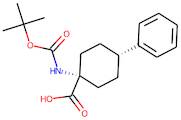 cis-1-Amino-4-phenylcyclohexanecarboxylic acid, N-BOC protected