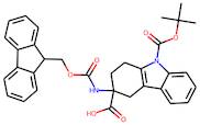 3-Amino-1,2,3,4-tetrahydro-9H-carbazole-3-carboxylic acid, N9-BOC 3-FMOC protected