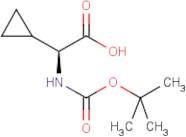(2S)-2-Amino-2-cyclopropylethanoic acid, N-BOC protected