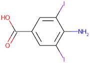 4-amino-3,5-diiodobenzoic acid