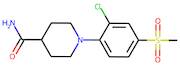 1-[2-Chloro-4-(methylsulphonyl)phenyl]piperidine-4-carboxamide