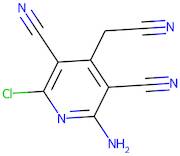 2-amino-6-chloro-4-(cyanomethyl)pyridine-3,5-dicarbonitrile