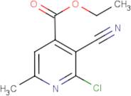 Ethyl 2-chloro-3-cyano-6-methylisonicotinate