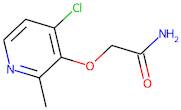 2-[(4-chloro-2-methyl-3-pyridyl)oxy]acetamide