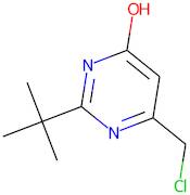 2-(tert-Butyl)-6-(chloromethyl)pyrimidin-4-ol