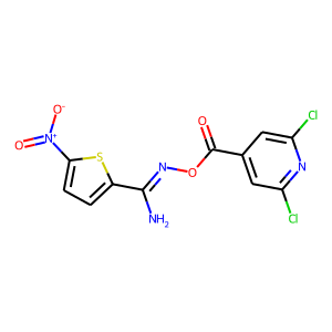 O2-[(2,6-dichloro-4-pyridyl)carbonyl]-5-nitrothiophene-2-carbohydroximamide