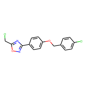 3-{4-[(4-chlorobenzyl)oxy]phenyl}-5-(chloromethyl)-1,2,4-oxadiazole