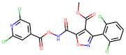 methyl 3-(2,6-dichlorophenyl)-5-[({[(2,6-dichloro-4-pyridyl)carbonyl]oxy}amino)carbonyl]isoxazole-…