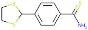 4-(1,3-dithiolan-2-yl)benzene-1-carbothioamide