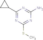 4-cyclopropyl-6-(methylthio)-1,3,5-triazin-2-amine