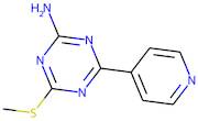 4-(methylthio)-6-(4-pyridyl)-1,3,5-triazin-2-amine