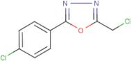 2-(Chloromethyl)-5-(4-chlorophenyl)-1,3,4-oxadiazole
