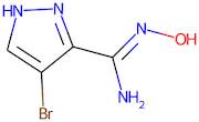 4-bromo-N'-hydroxy-1H-pyrazole-3-carboximidamide