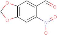 6-Nitro-1,3-benzodioxole-5-carboxaldehyde