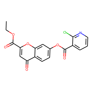 2-(Ethoxycarbonyl)-4-oxo-4H-chromen-7-yl 2-chloronicotinate