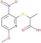 2-[(6-Methoxy-3-nitropyridin-2-yl)thio]propanoic acid