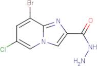 8-Bromo-6-chloroimidazo[1,2-a]pyridine-2-carbohydrazide