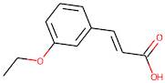 trans-3-Ethoxycinnamic acid