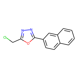 2-(chloromethyl)-5-(2-naphthyl)-1,3,4-oxadiazole