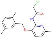 2-chloro-N-{3-[(2,5-dimethylbenzyl)oxy]-6-methylpyridin-2-yl}acetamide