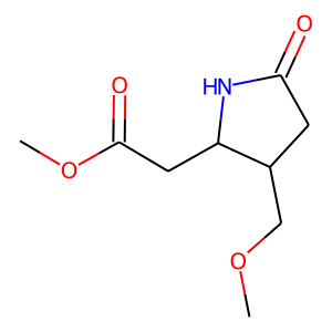 Methyl 2-[3-(methoxymethyl)-5-oxo-2-pyrrolidinyl]acetate