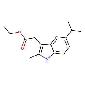 ethyl 2-(5-isopropyl-2-methyl-1H-indol-3-yl)acetate